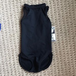 Black dance leotard